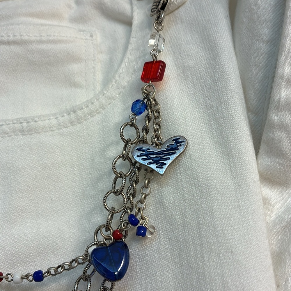 NWT Chico’s Patriotic Charm Bracelet for Pants - Picture 2 of 7